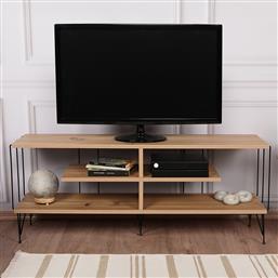 ΒΑΣΗ ΤΗΛΕΟΡΑΣΗΣ EZE - OAK 854KLN3046 (120X44,5X30) ΑΙΘΡΙΟ