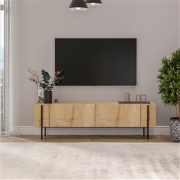 ΒΑΣΗ ΤΗΛΕΟΡΑΣΗΣ HERMAN - SAPPHIRE OAK 327ODS1271 (160X45,6X31,4) ΑΙΘΡΙΟ