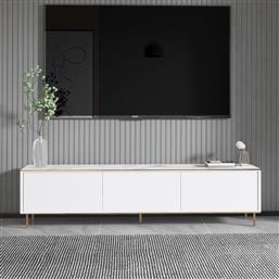 ΒΑΣΗ ΤΗΛΕΟΡΑΣΗΣ IMAJ - MARBLE, WHITE 382NRC1143 (180X45,2X35) ΑΙΘΡΙΟ