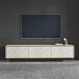 ΒΑΣΗ ΤΗΛΕΟΡΑΣΗΣ IMAJ - TRAVERTINE, GOLD 382NRC1151 (180X45,2X35) ΑΙΘΡΙΟ