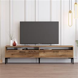 ΒΑΣΗ ΤΗΛΕΟΡΑΣΗΣ ISTANBUL 2 - WALNUT 845HCT5518 (180X35X47) ΑΙΘΡΙΟ