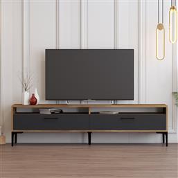 ΒΑΣΗ ΤΗΛΕΟΡΑΣΗΣ ISTANBUL 2 - WALNUT ANTHRACITE 845HCT5515 (180X35X47) ΑΙΘΡΙΟ