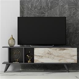 ΒΑΣΗ ΤΗΛΕΟΡΑΣΗΣ LIBERTY - ANTHRACITE, MARBLE 327ODS1124 (120X45X30) ΑΙΘΡΙΟ