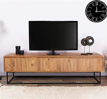ΒΑΣΗ ΤΗΛΕΟΡΑΣΗΣ LUPIN 180 - WALNUT 878ALM3006 (180X50X40) ΑΙΘΡΙΟ