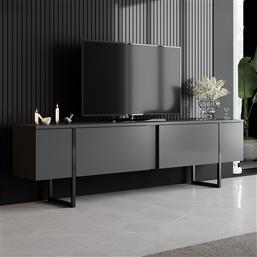 ΒΑΣΗ ΤΗΛΕΟΡΑΣΗΣ LUXE - ANTHRACITE, BLACK 618BLY1104 (180X50X30) ΑΙΘΡΙΟ