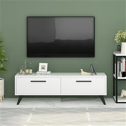 ΒΑΣΗ ΤΗΛΕΟΡΑΣΗΣ MELISA - WHITE 475OLV1423 (120X45X29,6) ΑΙΘΡΙΟ
