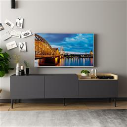 ΒΑΣΗ ΤΗΛΕΟΡΑΣΗΣ MIA - ANTHRACITE 382NRC1122 (160X48X37) ΑΙΘΡΙΟ