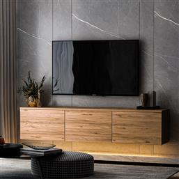 ΒΑΣΗ ΤΗΛΕΟΡΑΣΗΣ NEON ILLUMINATED - ATLANTIC PINE 382NRC1128 (160X35X32) ΑΙΘΡΙΟ