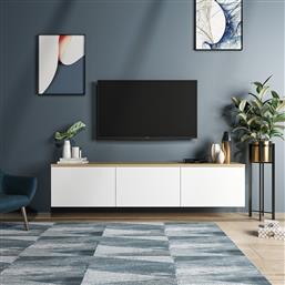 ΒΑΣΗ ΤΗΛΕΟΡΑΣΗΣ NEON - WHITE 382NRC1108 (160X35X32) ΑΙΘΡΙΟ
