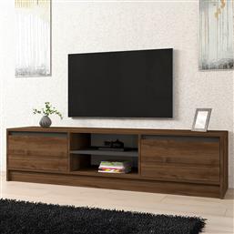 ΒΑΣΗ ΤΗΛΕΟΡΑΣΗΣ OLCA - WALNUT, ANTHRACITE 835PUQ6235 (180X45X40) ΑΙΘΡΙΟ
