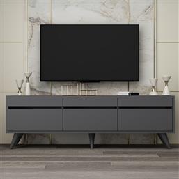 ΒΑΣΗ ΤΗΛΕΟΡΑΣΗΣ RIVER - ANTHRACITE 327ODS1131 (150X48X30) ΑΙΘΡΙΟ