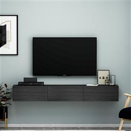 ΒΑΣΗ ΤΗΛΕΟΡΑΣΗΣ TERRA - BLACK 382NRC1511 (180X26X31,4) ΑΙΘΡΙΟ