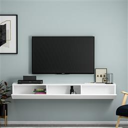 ΒΑΣΗ ΤΗΛΕΟΡΑΣΗΣ TERRA - WHITE 382NRC1509 (180X26X31,4) ΑΙΘΡΙΟ