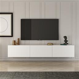ΒΑΣΗ ΤΗΛΕΟΡΑΣΗΣ WEST - WHITE 362ANT1151 (150X30X32) ΑΙΘΡΙΟ