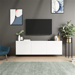 ΒΑΣΗ ΤΗΛΕΟΡΑΣΗΣ WHITE 382NRC1110 (150X44X31) ΑΙΘΡΙΟ