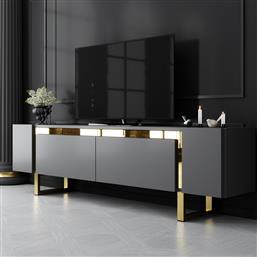 ΒΑΣΗ ΤΗΛΕΟΡΑΣΗΣ YILDIZ - ANTHRACITE, GOLD 618BLY1269 (180X16X30) ΑΙΘΡΙΟ