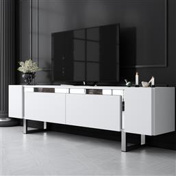 ΒΑΣΗ ΤΗΛΕΟΡΑΣΗΣ YILDIZ - WHITE, SILVER 618BLY1273 (180X16X30) ΑΙΘΡΙΟ