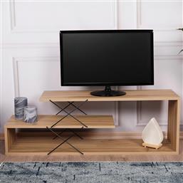 ΒΑΣΗ ΤΗΛΕΟΡΑΣΗΣ ZIGZAG - OAK 854KLN3059 (120X40X30) ΑΙΘΡΙΟ