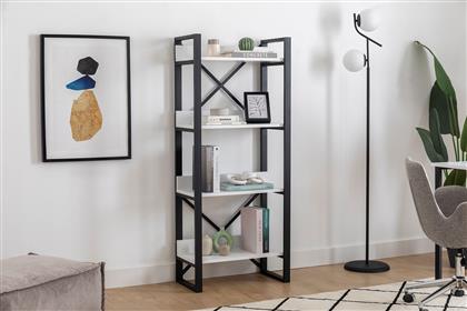 ΒΙΒΛΙΟΘΗΚΗ ADISA - WHITE 835PUQ3609 63X150X32 CM ΑΙΘΡΙΟ