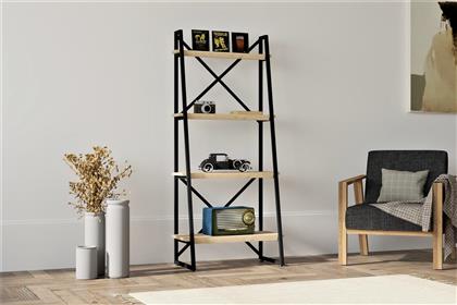 ΒΙΒΛΙΟΘΗΚΗ ALARO 835PUQ3666 66X150X32 CM ΑΙΘΡΙΟ