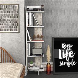 ΒΙΒΛΙΟΘΗΚΗ ALIS - WHITE 322RTC1180 45,2X180X21,6 CM ΑΙΘΡΙΟ