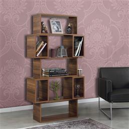 ΒΙΒΛΙΟΘΗΚΗ BOX - WALNUT 801CMY3602 84X160X30 CM ΑΙΘΡΙΟ