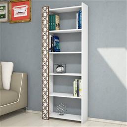 ΒΙΒΛΙΟΘΗΚΗ CITY - WHITE 845HCT3605 64,6X170X24,2 CM ΑΙΘΡΙΟ