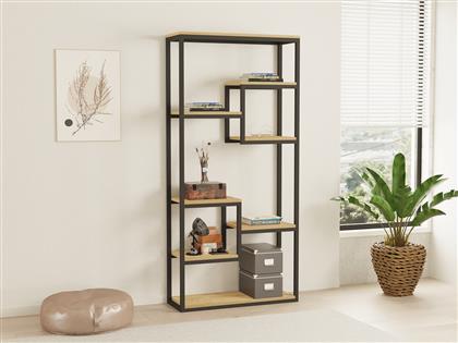 ΒΙΒΛΙΟΘΗΚΗ EMINA - SAPPHIRE 835PUQ3669 85X182X29 CM ΑΙΘΡΙΟ