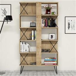 ΒΙΒΛΙΟΘΗΚΗ EXTRA - OAK 845HCT3634 90X167,3X22 CM ΑΙΘΡΙΟ