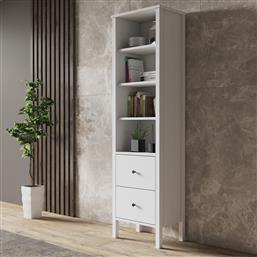 ΒΙΒΛΙΟΘΗΚΗ FRN-10034 787CDL1503 80X180X35 CM ΑΙΘΡΙΟ