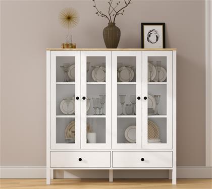 ΒΙΒΛΙΟΘΗΚΗ FRN-20071 787CDL1511 130X136X44 CM ΑΙΘΡΙΟ