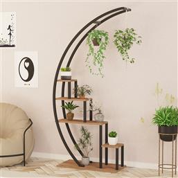 ΒΙΒΛΙΟΘΗΚΗ GARDEN - ATLANTIC 835PUQ5015 85X180X35 CM ΑΙΘΡΙΟ