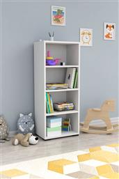 ΒΙΒΛΙΟΘΗΚΗ GLASS - WHITE 768ESL1307 45,5X109X30 CM ΑΙΘΡΙΟ