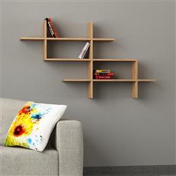 ΒΙΒΛΙΟΘΗΚΗ HALIC - OAK 776HMS3668 150X82X22 CM ΑΙΘΡΙΟ