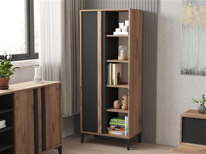 ΒΙΒΛΙΟΘΗΚΗ IRAZ 835PUQ6215 70X175X30 CM ΑΙΘΡΙΟ