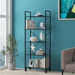 ΒΙΒΛΙΟΘΗΚΗ KANE 835PUQ6298 30X60X156 CM ΑΙΘΡΙΟ