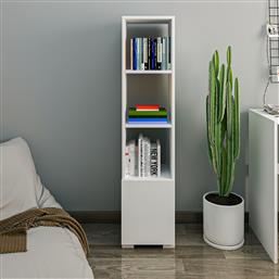 ΒΙΒΛΙΟΘΗΚΗ KUZEY - WHITE 382NRC2404 31X136X29,6 CM ΑΙΘΡΙΟ