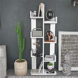 ΒΙΒΛΙΟΘΗΚΗ LUISA - WHITE 322RTC1106 50X137X22 CM ΑΙΘΡΙΟ