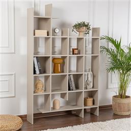 ΒΙΒΛΙΟΘΗΚΗ MANCO - SANDSTONE 855DTE3786 122X188X25,5 CM ΑΙΘΡΙΟ