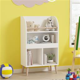 ΒΙΒΛΙΟΘΗΚΗ MINOLA - WHITE 835PUQ5319 60X102X30 CM ΑΙΘΡΙΟ