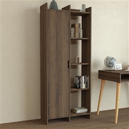 ΒΙΒΛΙΟΘΗΚΗ OFFER - ANTIQUE WALNUT 382NRC1309 70X180X30 CM ΑΙΘΡΙΟ