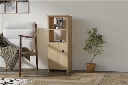 ΒΙΒΛΙΟΘΗΚΗ OWEN - SAPPHIRE 495SSE1226 33,2X91,8X31,4 CM ΑΙΘΡΙΟ