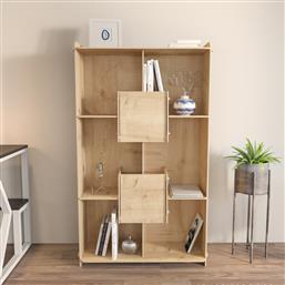 ΒΙΒΛΙΟΘΗΚΗ PANA - OAK 875ZNA4646 83X138X27 CM ΑΙΘΡΙΟ
