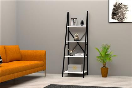 ΒΙΒΛΙΟΘΗΚΗ PASSI - WHITE, BLACK 835PUQ3604 50X150X44 CM ΑΙΘΡΙΟ