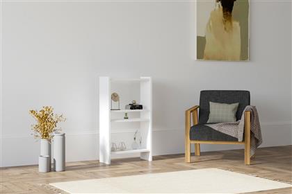 ΒΙΒΛΙΟΘΗΚΗ PERA - WHITE 835PUQ3645 52,4X90X22 CM ΑΙΘΡΙΟ