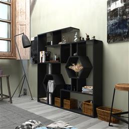 ΒΙΒΛΙΟΘΗΚΗ TAMARA - BLACK 875ZNA3640 134X134X22 CM ΑΙΘΡΙΟ