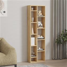 ΒΙΒΛΙΟΘΗΚΗ TOMI - SAPPHIRE OAK 495SSE1204 45X150X20 CM ΑΙΘΡΙΟ