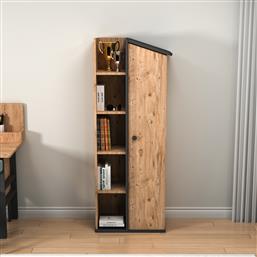 ΒΙΒΛΙΟΘΗΚΗ VALERIN 550ARN1690 60X161,8X35,3 CM ΑΙΘΡΙΟ
