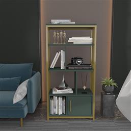 ΒΙΒΛΙΟΘΗΚΗ VALERO - GREEN, GOLD 875ZNA4569 60X120X29,6 CM ΑΙΘΡΙΟ