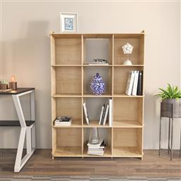 ΒΙΒΛΙΟΘΗΚΗ ZIMBA - OAK 875ZNA4651 92,5X132X30 CM ΑΙΘΡΙΟ